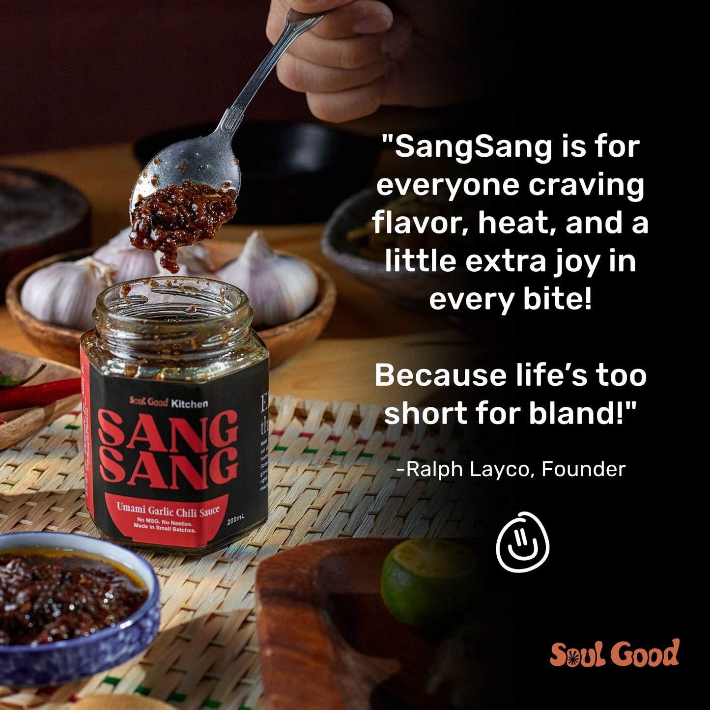 SangSang Umami Garlic Chili Sauce 200g