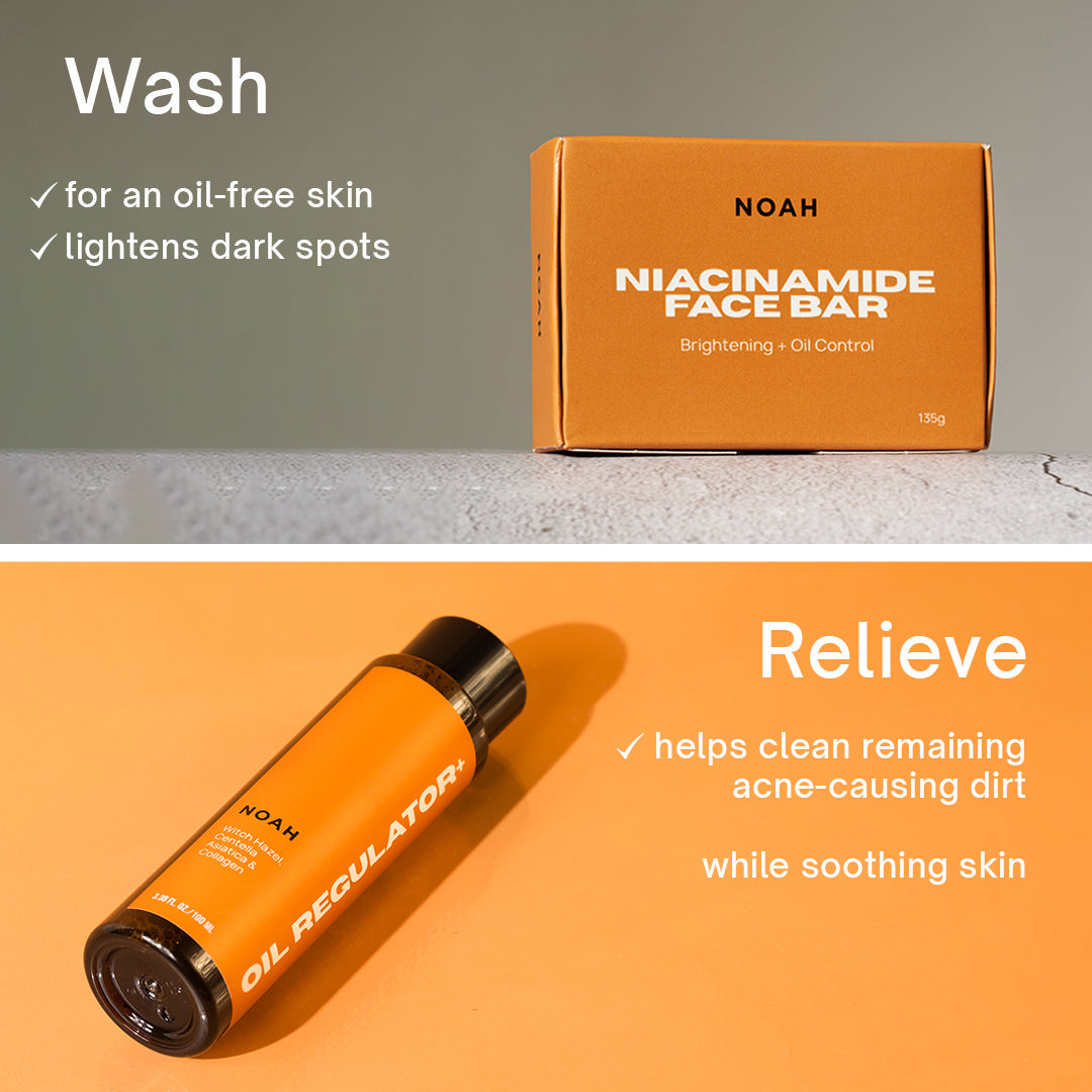 Noah Freshman Set (For Less Oily Skin and Acne, Budget-Friendly)