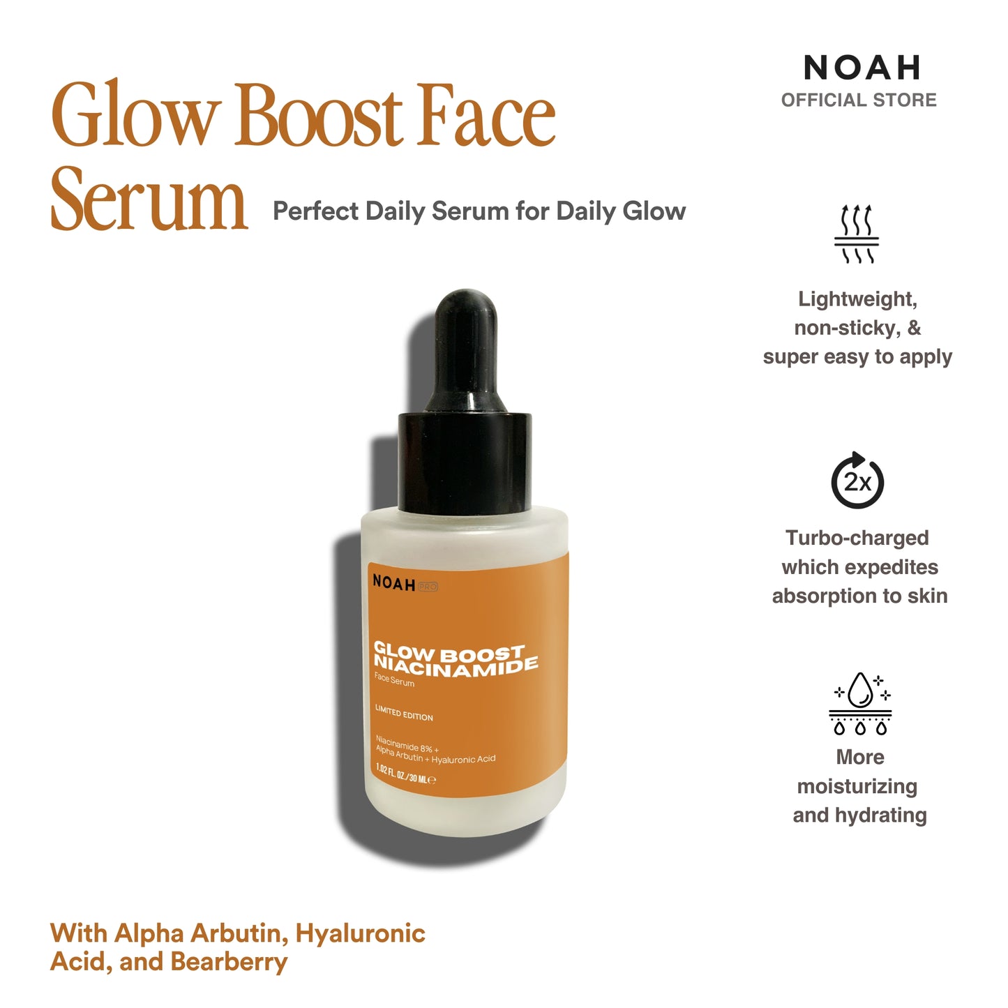 Noah Dual Action Glow & Dark Spot Correcting Serums – Fast-Acting Solutions for Radiant, Even Skin!