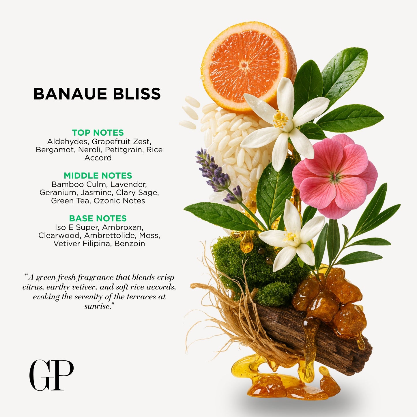 GP Elements Banaue Bliss Eau de Parfum 50ml