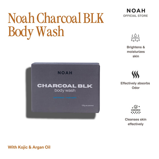 Noah Charcoal BLK Body Wash with Kojic 135g.