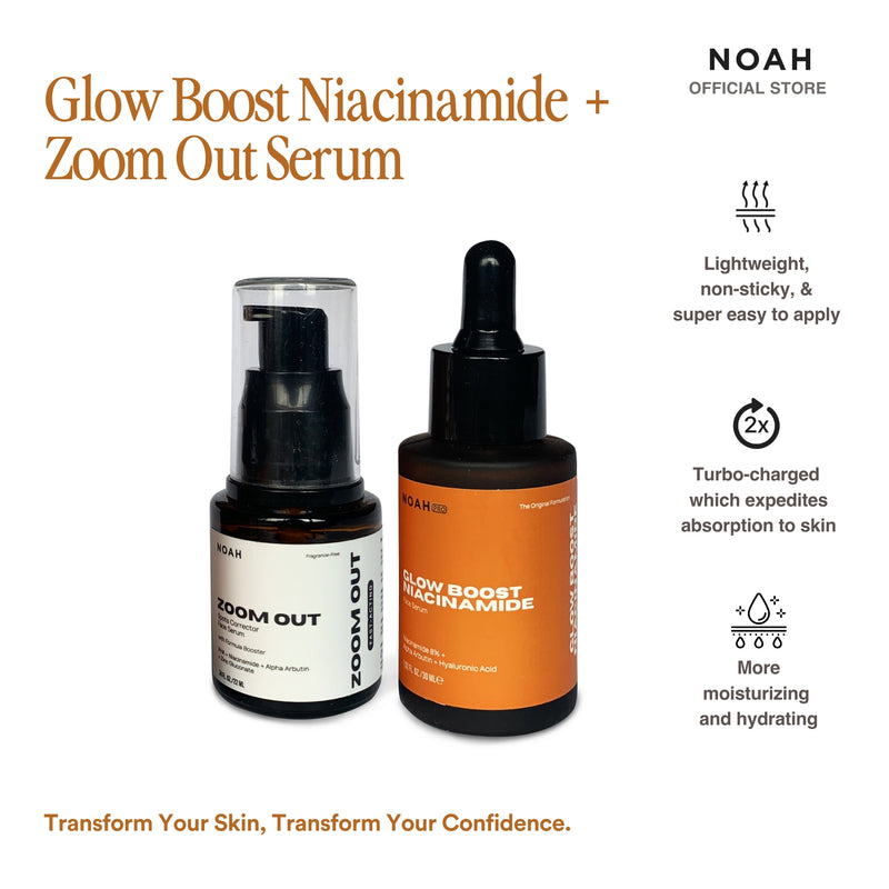 Noah Dual Action Glow & Dark Spot Correcting Serums – Fast-Acting Solutions for Radiant, Even Skin!