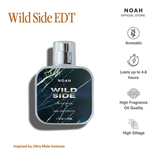 Noah Wild Side Eau De Toilette 50mL (Lasts up to 4-6 hours)